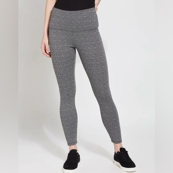 Lysse Signature Ponte Jacquard Herringbone Legging - Picture 1 of 9